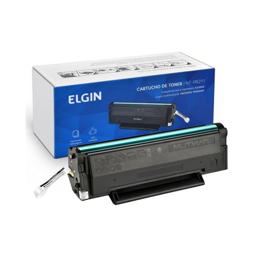 CARTUCHO TONER ELGIN PANTUM PB210 PB-211 EV P2500W M6550NW M6600N BK CHIP 1,6K ORIGINAL - CÓD. 1816