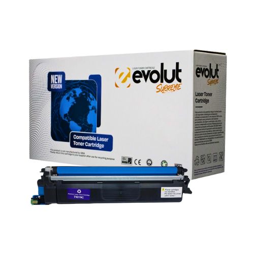 TONER COMPATÍVEL BROTHER TN219 MFC L3760 DCP L3560 HL L3280 HL L3240 CYAN CHIP 1.2K - CÓD. 3686
