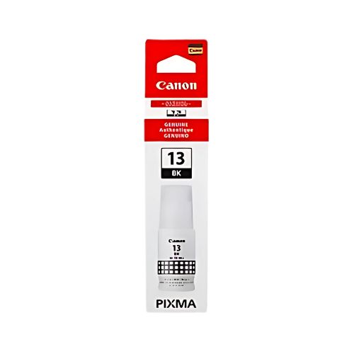 REFIL TINTA CANON GI-13 BK MEGA TANK G610 G510 PRETA ORIGINAL 57ML - CÓD. 3707