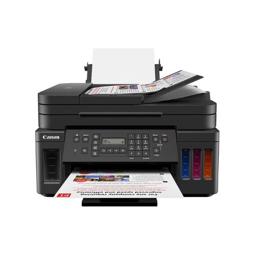 IMPRESSORA CANON MEGA TANK G7010 MULT, DUPLEX ADF, PRETA PIG, COLOR CORANTE, WI-FI E USB - CÓD. 3652