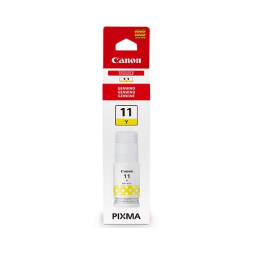 REFIL TINTA CANON GI-11Y MEGA TANK G3160 G2160 AMARELO ORIGINAL 70ML - CÓD. 3062