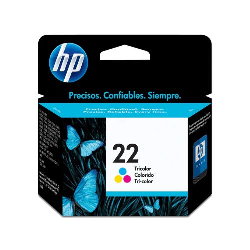 CARTUCHO TINTA HP 22 D1320 D2460 F335 F4180 3910 3940 J3640 4315 COLORIDO ORIGINAL 6ML - CÓD. 116