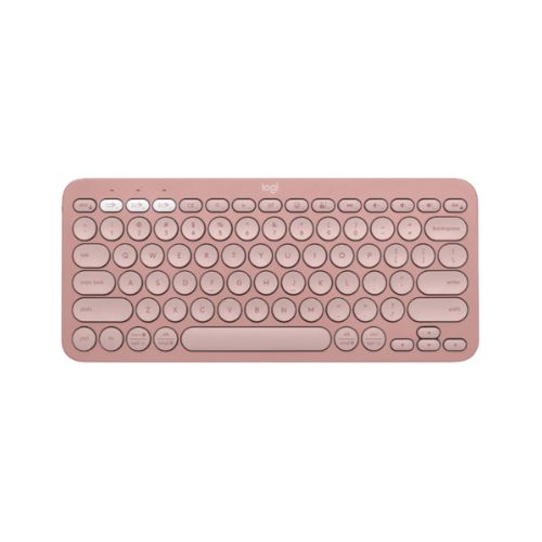 TECLADO SEM FIO LOGITECH K380S PEBBLE ROSE - CÓD. 3807
