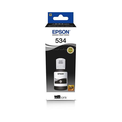 REFIL TINTA EPSON T534 M2140 M2170 M3170 M3180 M1120 M1180 PRETO ORIGINAL 120ML - CÓD. 2351