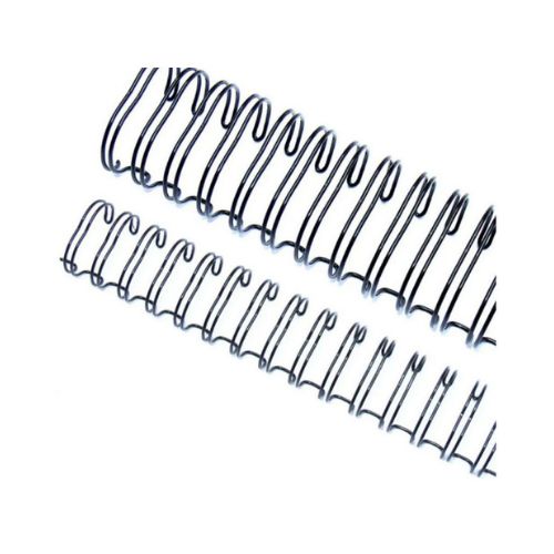 WIRE-O GARRA DUPLO ANEL 3X1 5/16 7,9MM 50F 23A PRETO CAIXA 100 UNIDADES  - CÓD. 2792