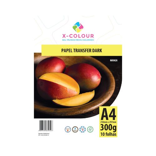 PAPEL TRANSFER DARK LASER A4 PACOTE 10 FOLHAS - CÓD. 740