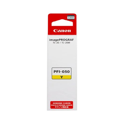 REFIL DE TINTA CANON PFI-050 Y TC-20 TC-20M AMARELO PIGMENTADA ORIGINAL 70ML - CÓD. 3926