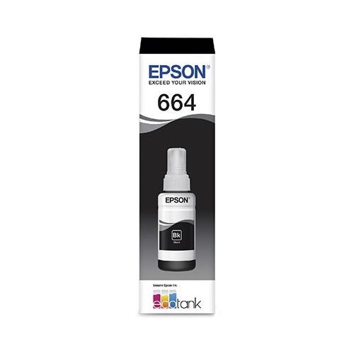 REFIL TINTA EPSON T664 L200 L375 L220 L110 L355 L555 L455 L365 L395 PRETO ORIGINAL 70ML - CÓD. 304