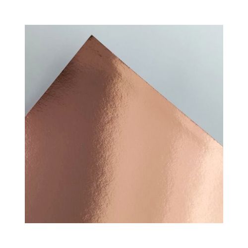 PAPEL LAMINADO METALLIK ROSE GOLD 64CM X 94CM 180G 1 FOLHA - CÓD. 2788