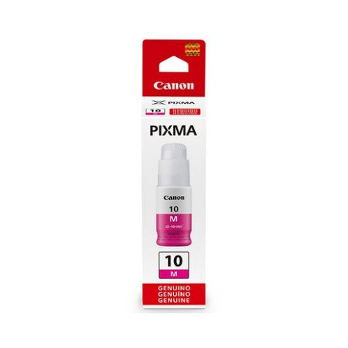 REFIL TINTA CANON GI-10M TANQUE DE TINTA MEGA TANK G6010 G7010 MAGENTA ORIGINAL 70ML - CÓD. 2337