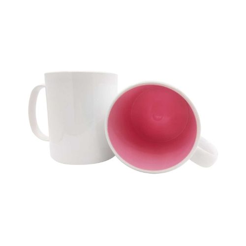 CANECA DE POLÍMERO INTERNA ROSA BB 140G 325ML - CÓD. 3475