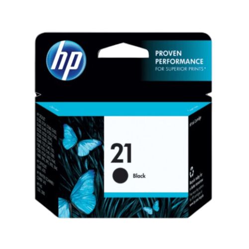CARTUCHO TINTA HP 21 D1320 D2320 D2460 F335 F1100 F2180 F4180 3910 3940 PRETO ORIGINAL 7ML - CÓD 329