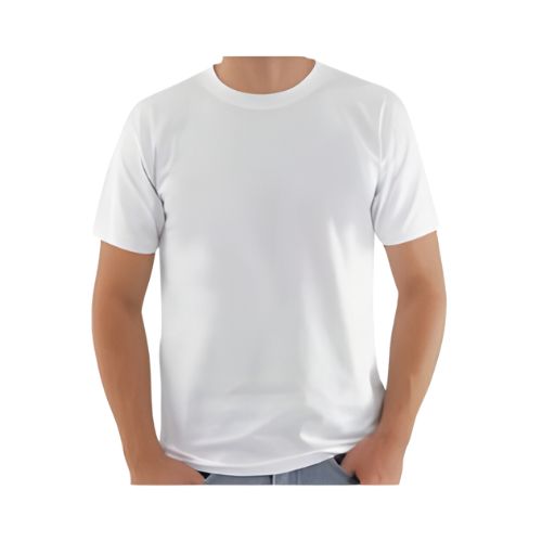 CAMISA MALHA BRANCA GG 100% POLIÉSTER ANTI-PILLING - CÓD. 3647