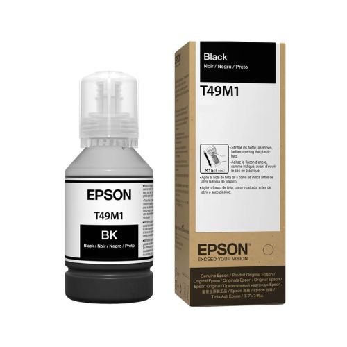TINTA SUBLIMÁTICA EPSON T49M1 T49M120 SURECOLOR F170 F571 F570 PRETO ORIGINAL 140ML - CÓD. 3576
