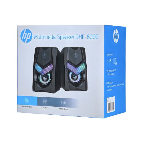CAIXA DE SOM COM SUBWOOFER HP DHS-2111S 11W 2.1 COM USB - CÓD. 3716