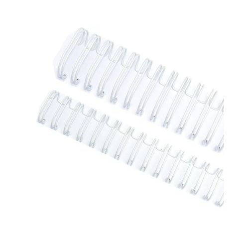 WIRE-O GARRA DUPLO ANEL 2X1 7/8 22,2MM 180F 23A BRANCO CAIXA 50 UNIDADES - CÓD. 2801
