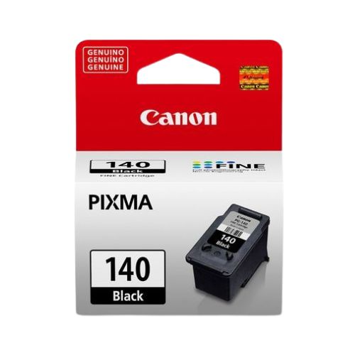 CARTUCHO TINTA CANON PG 140 MG3510 MG3610 MX371 MX431 MX451 MX511 MX521 MX391 PRETO 8ML - CÓD. 411