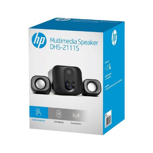 CAIXA DE SOM COM SUBWOOFER HP DHS-2111S 11W 2.1 COM USB - CÓD. 3598