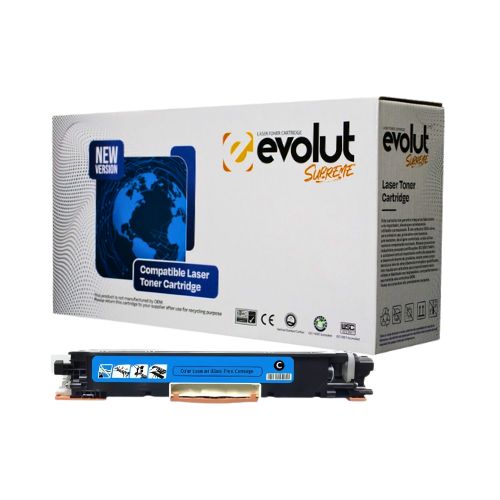 TONER COMPATÍVEL HP CE311A CF351A 126A M175 M275 M176 M177 CP1020 CP1025 CIANO CHIP 1K - CÓD. 3740