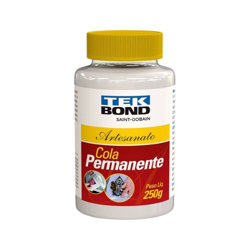 COLA PERMANENTE ARTESANATO 250G FRASCO - CÓD. 3569