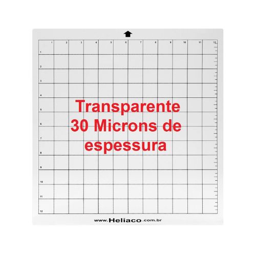 BASE CORTE HELÍACO SILHOUETTE CAMEO 1 2 3 4 E 5 COM COLA 30CM X 30CM 30 MICRONS - CÓD. 2339