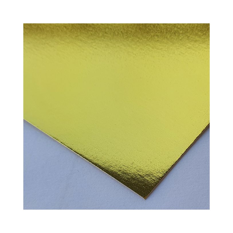 PAPEL LAMINADO METALLIK OURO 64CM X 94CM 180G 1 FOLHA - CÓD. 2787