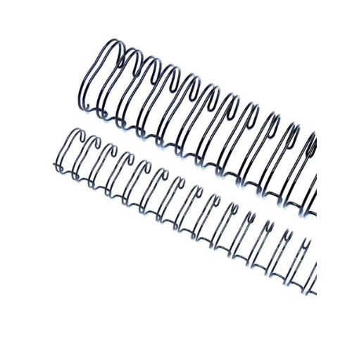 WIRE-O GARRA DUPLO ANEL 2X1 3/4 19,0MM 140F 23A PRETO CAIXA 50 UNIDADES - COD. 2798