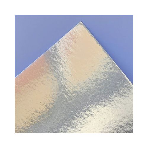 PAPEL LAMINADO METALLIK PRATA 64CM X 94CM 180G 1 FOLHA - CÓD. 2968