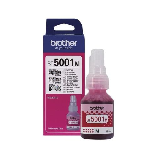 REFIL TINTA BROTHER BT5001M T420 T510 T520 T710 T720 T820 T910 T4000 T4500 48,8ML 5K - CÓD. 2559