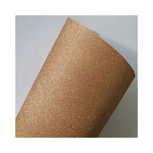 PAPEL GLITTER METALLIK ROSE GOLD 66CM X 96CM 180G 1 FOLHA - CÓD. 2791