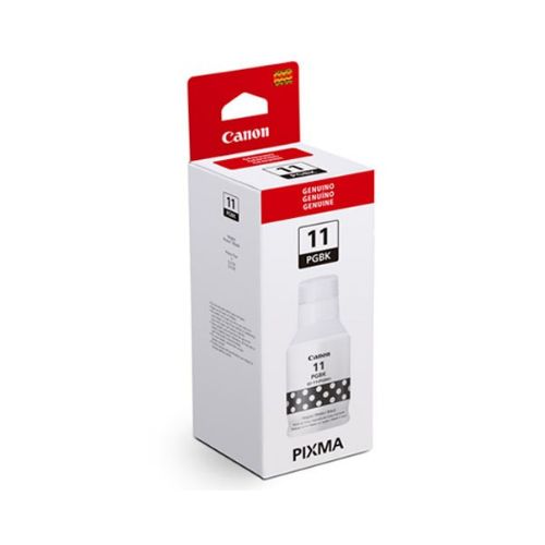 REFIL TINTA CANON GI-11 BK MEGA TANK G3160 G2160 PRETO PIGMENTADA ORIGINAL 135ML - CÓD. 2335