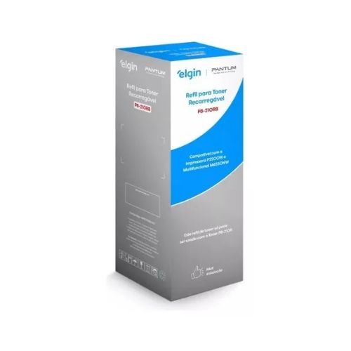 REFIL ELGIN RECARREGÁVEL PARA TONER PANTUM PB210RB 1.6K BK - CÓD. 3193