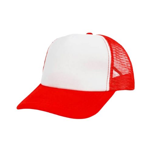 BONÉ PARA SUBLIMAÇÃO TELADO 56CM - 60CM VERMELHO - CÓD. 3486