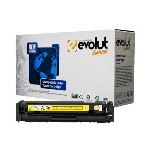 TONER COMPATÍVEL HP CF402A CF502A 201X M252DW M277DW YELLOW CHIP 1.3K - CÓD. 3920